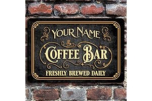 Personalized Coffee Bar Sign