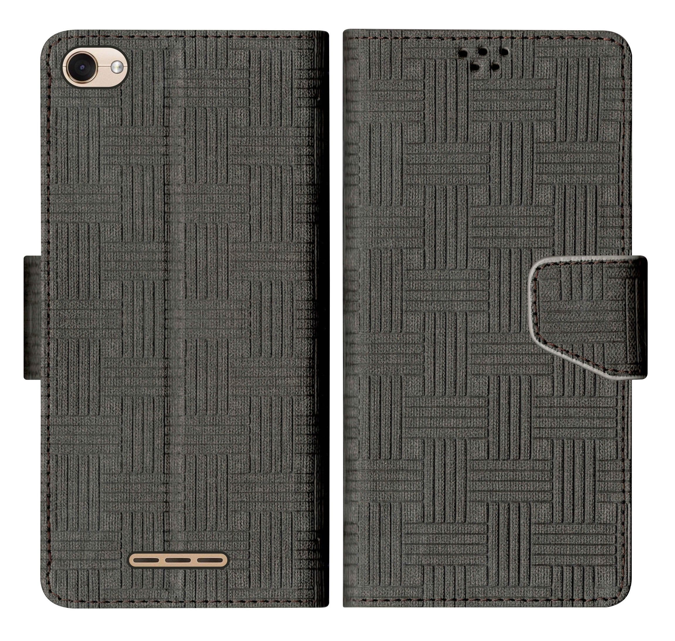 SBMS Flip Cover for Lava Z61 Back Cover Case with Magnatic Closure | Inbuilt Stand | Card & Money Pocket (Mat Black) (B0D1P8DBQV) Amazon Price History, Amazon Price Tracker