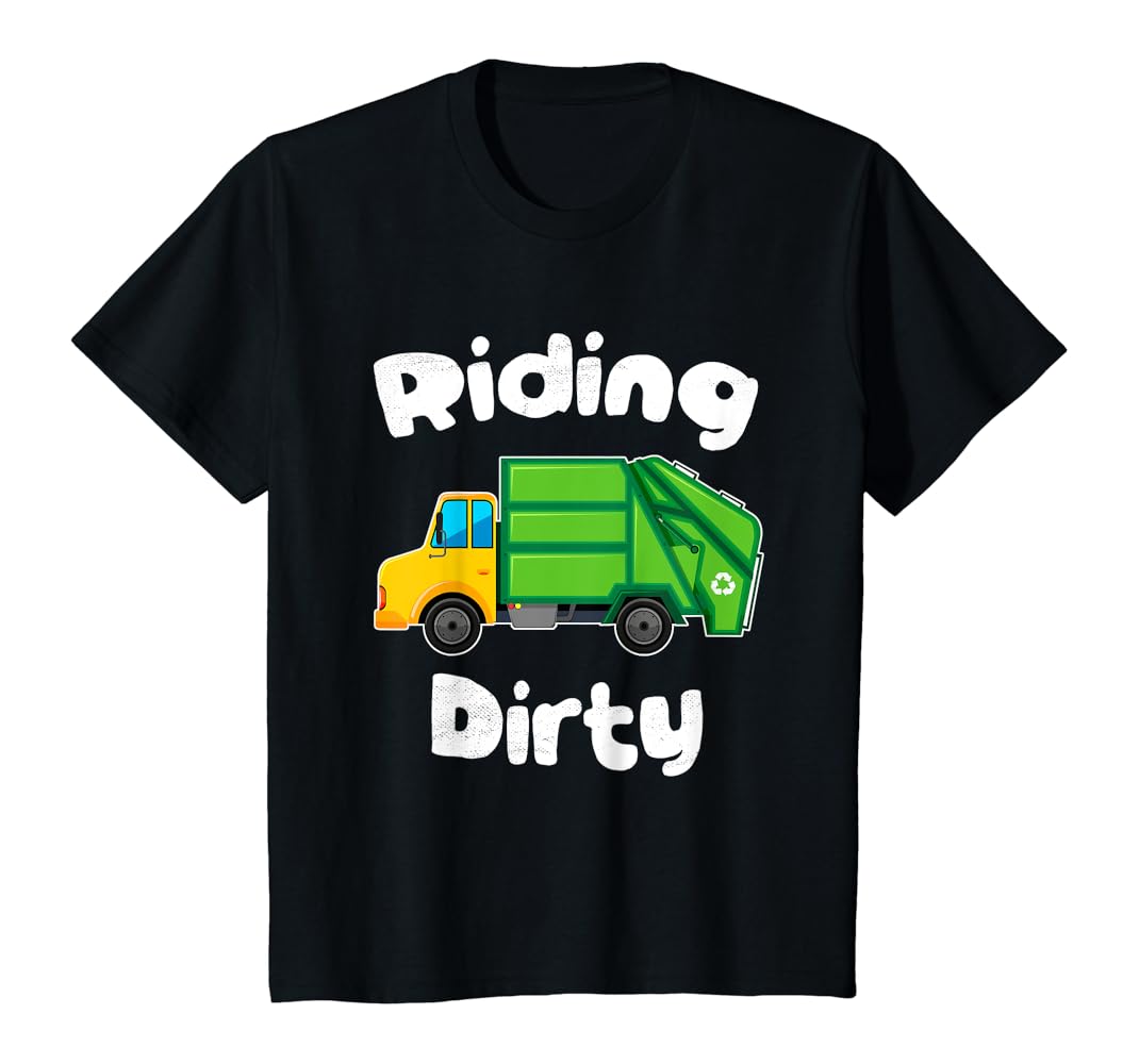 Garbage truck t shirts for toddlers Clearance