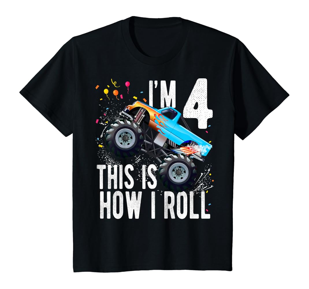 Monster truck shirt kids Outlet