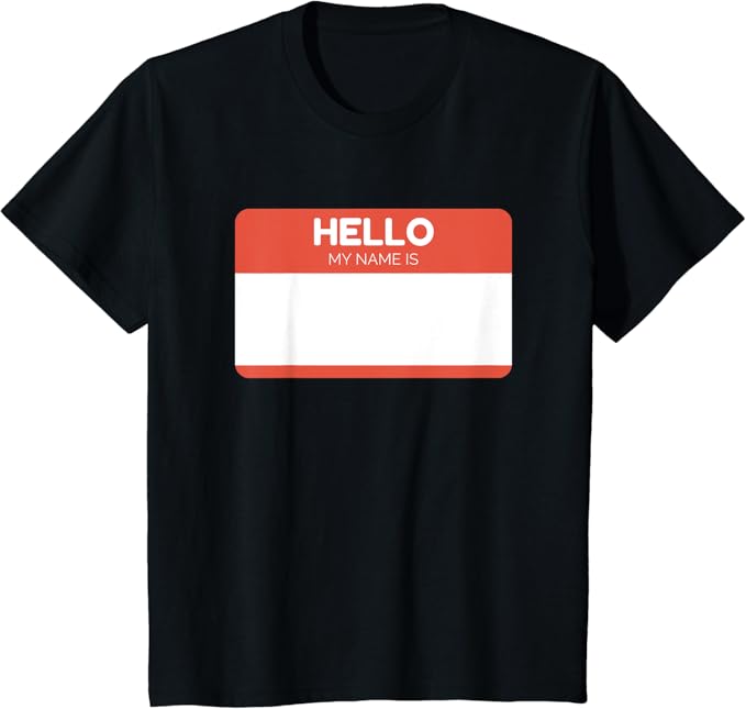 Hello my name is shirt Clearance