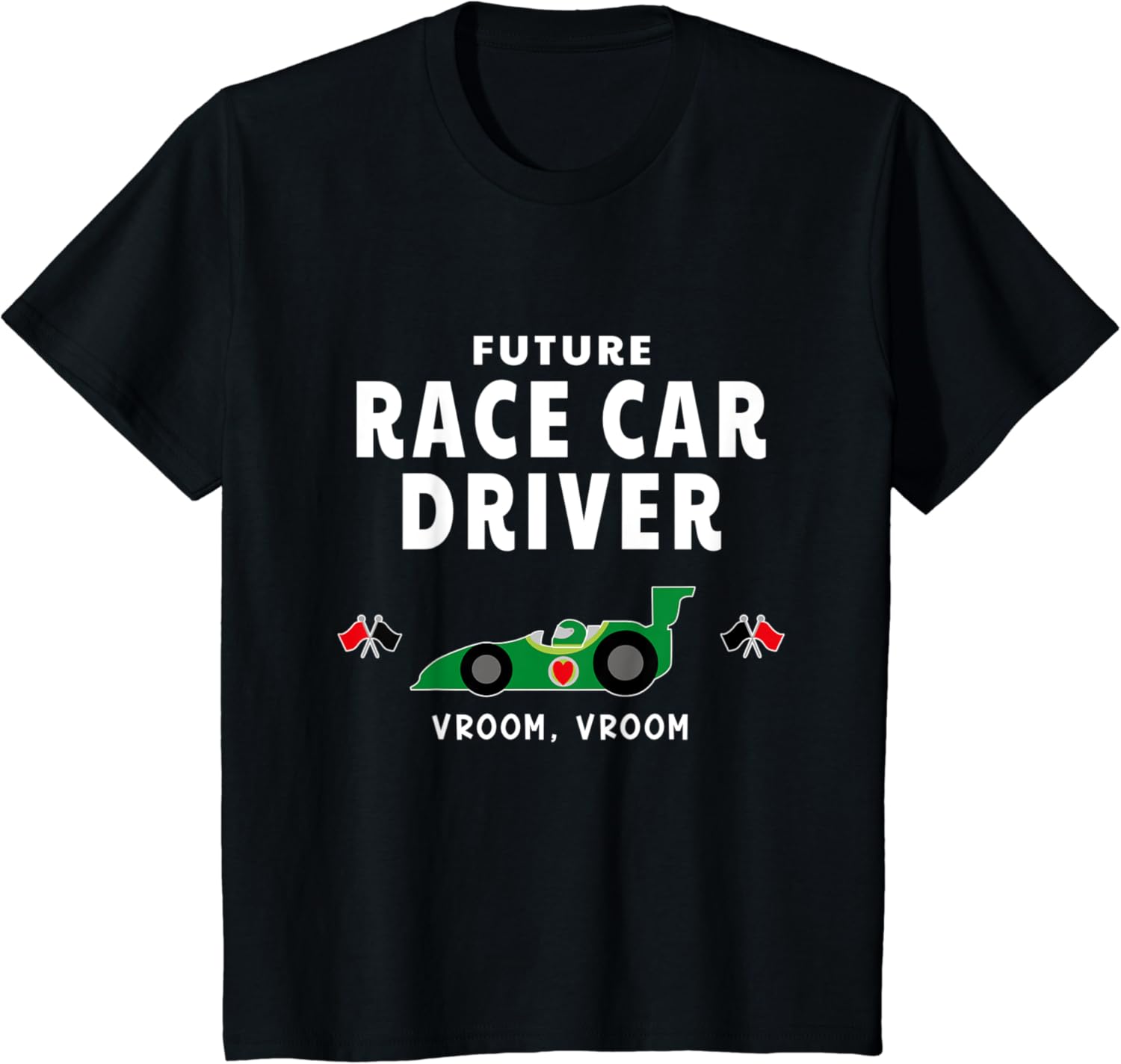 Youth Future Race Car Driver - Kids Auto Racing Fan T-Shirt : Amazon.co