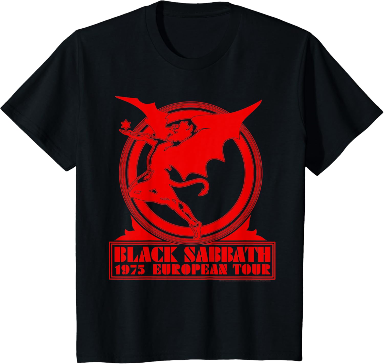 Black sabbath 1975 us tour shirt Clearance