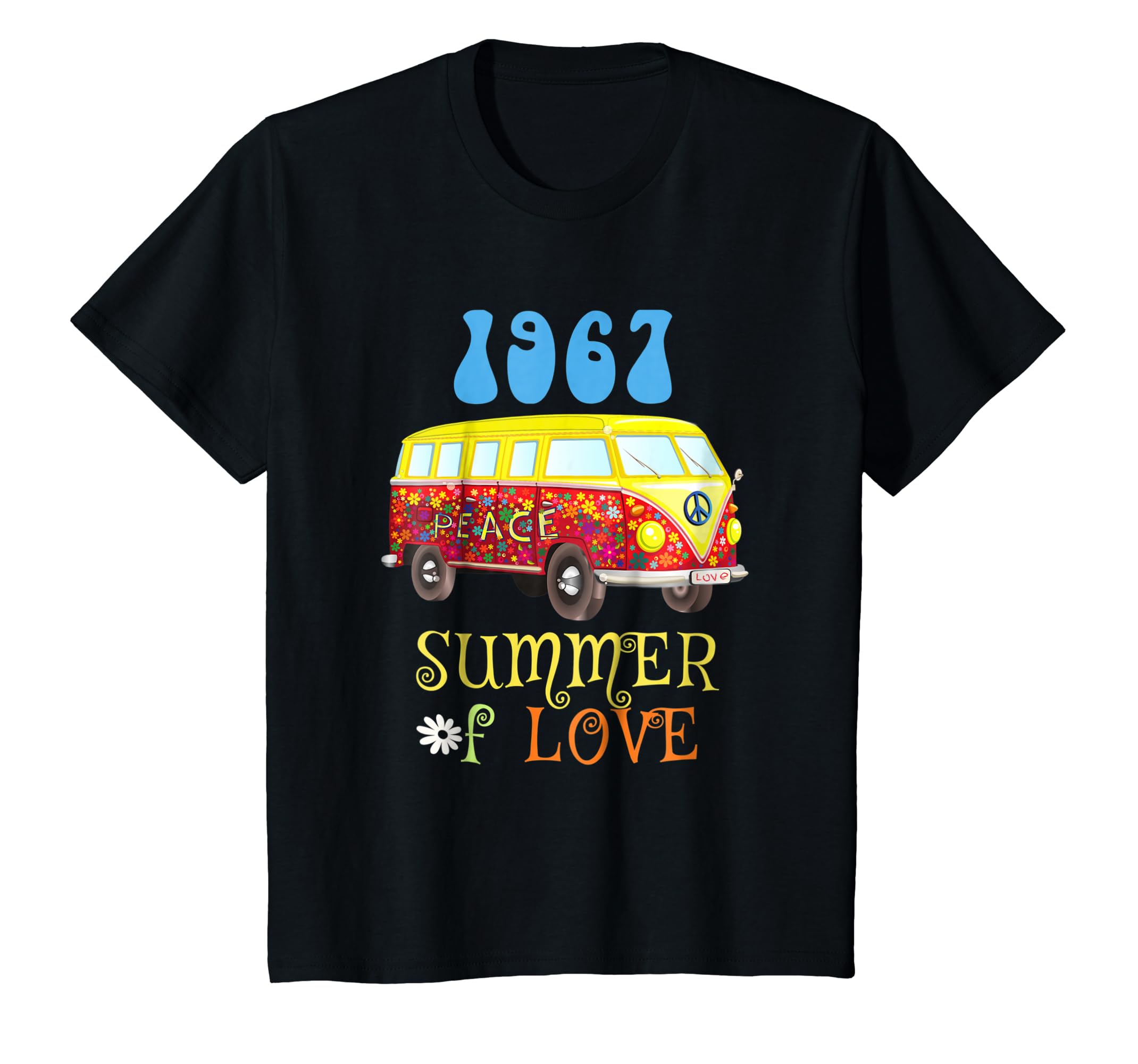 Van Hippie Retro of Summer 1967 Love Amazon.com: ... Peace