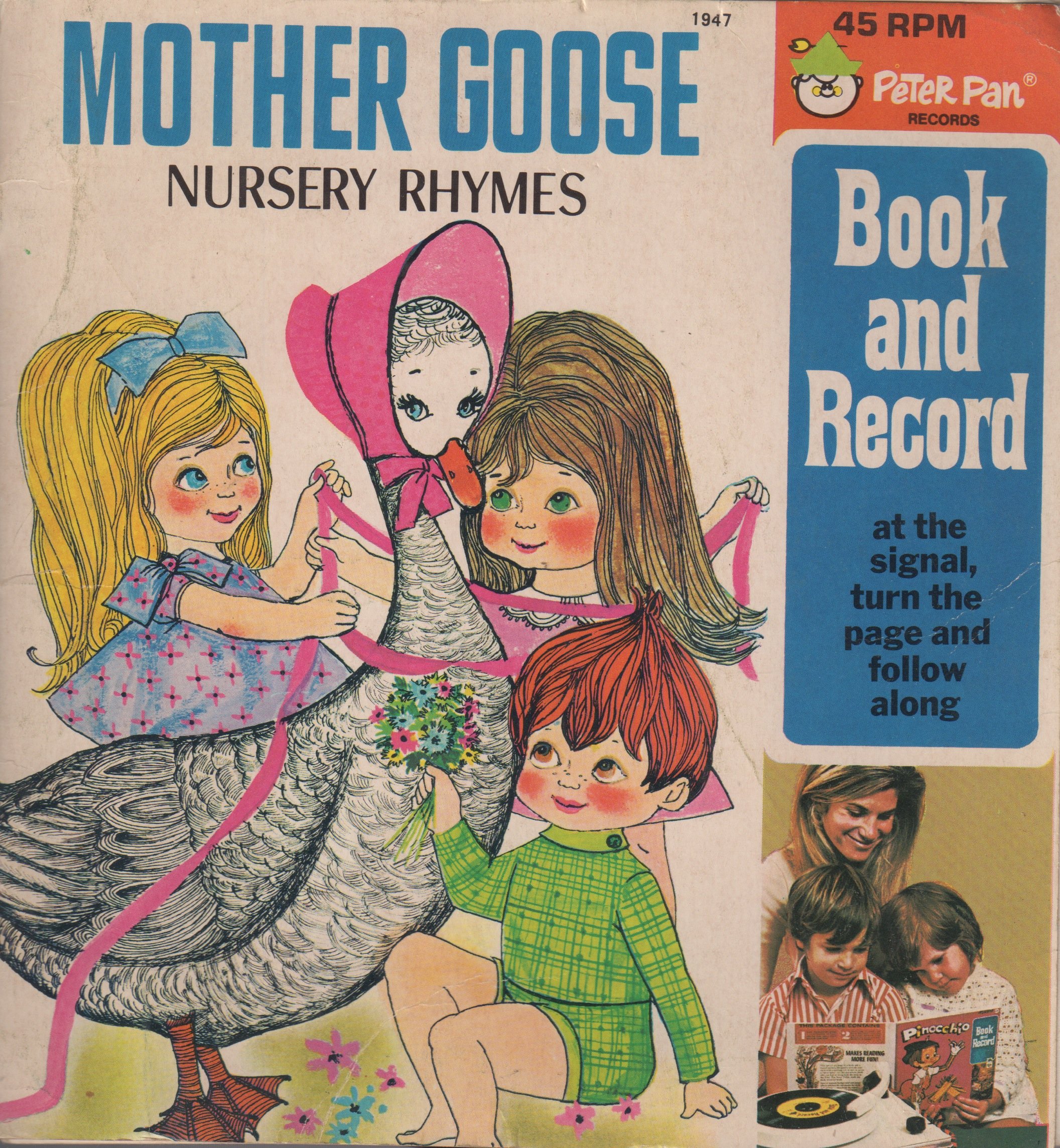 Mother Goose Nursery Rhymes, Book And 45 Rpm Record, #1947: Pan, Peter:  Amazon.com: Books