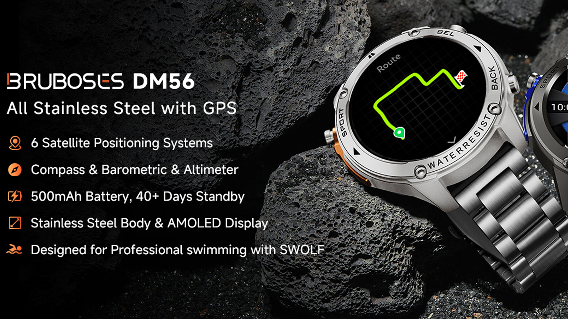 Amazon.com: BRUBOSES GPS Smart Watch for Men Military Rugged