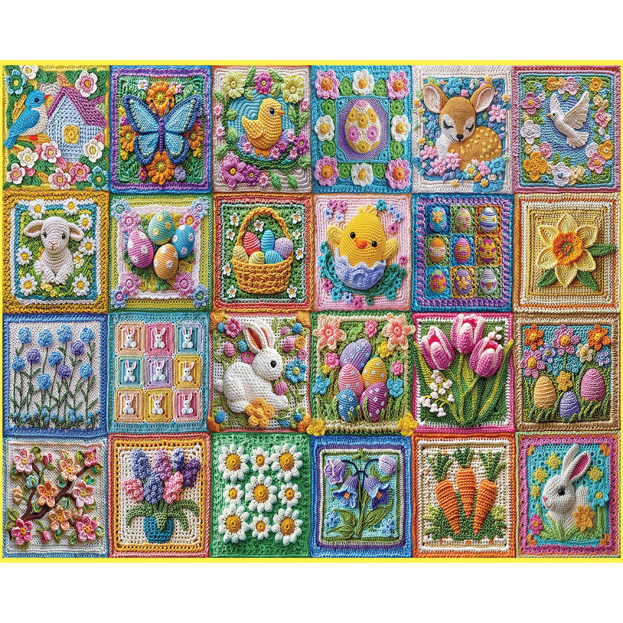 Amazon.com: White Mountain 1000 Piece Jigsaw Puzzle Spring Holiday