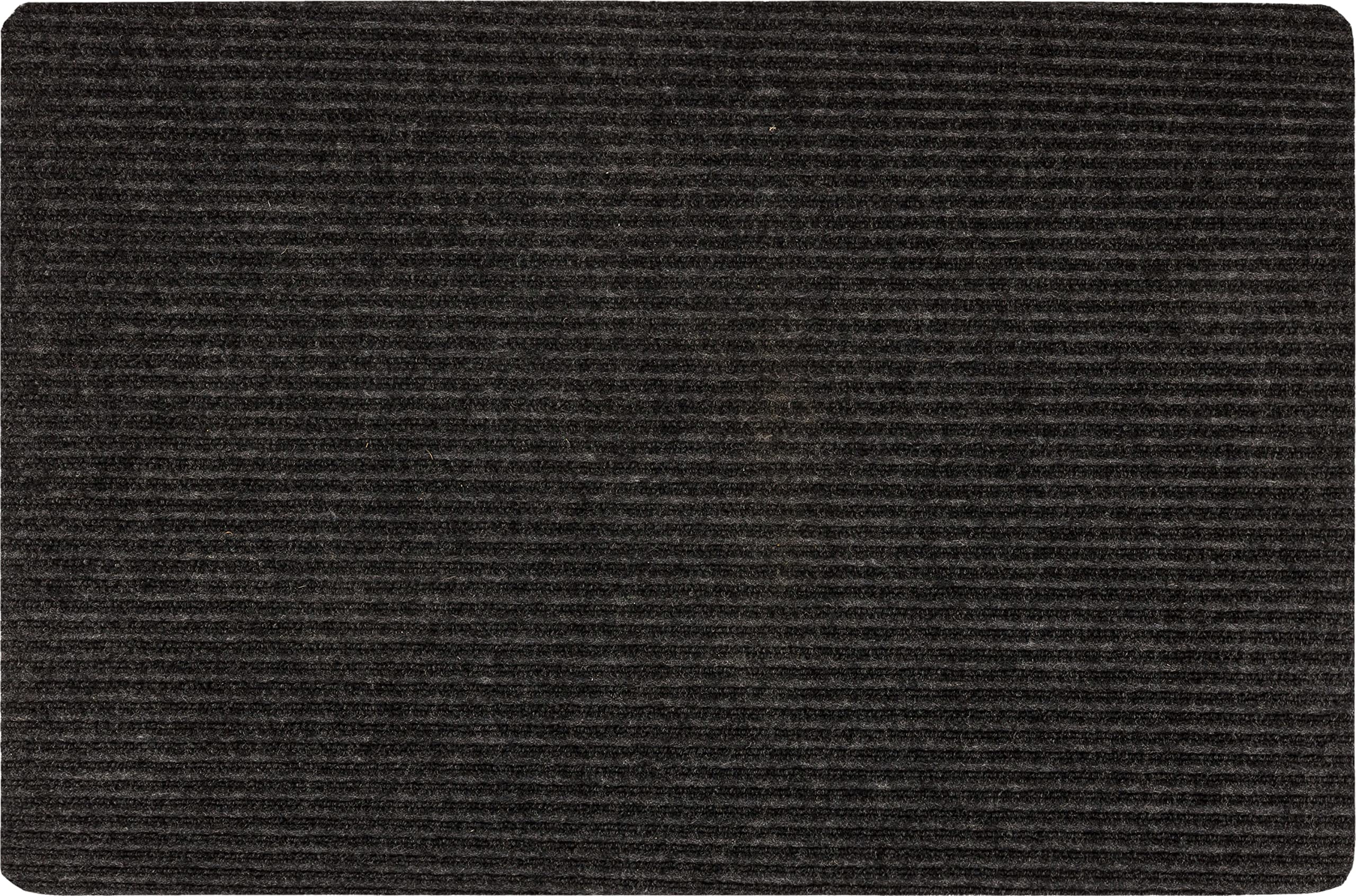 Mohawk Home Utility Floor Mat Solid Charcoal Grey (3' x 4') Perfect for Garage, Entryway, Porch, and Laundry Room