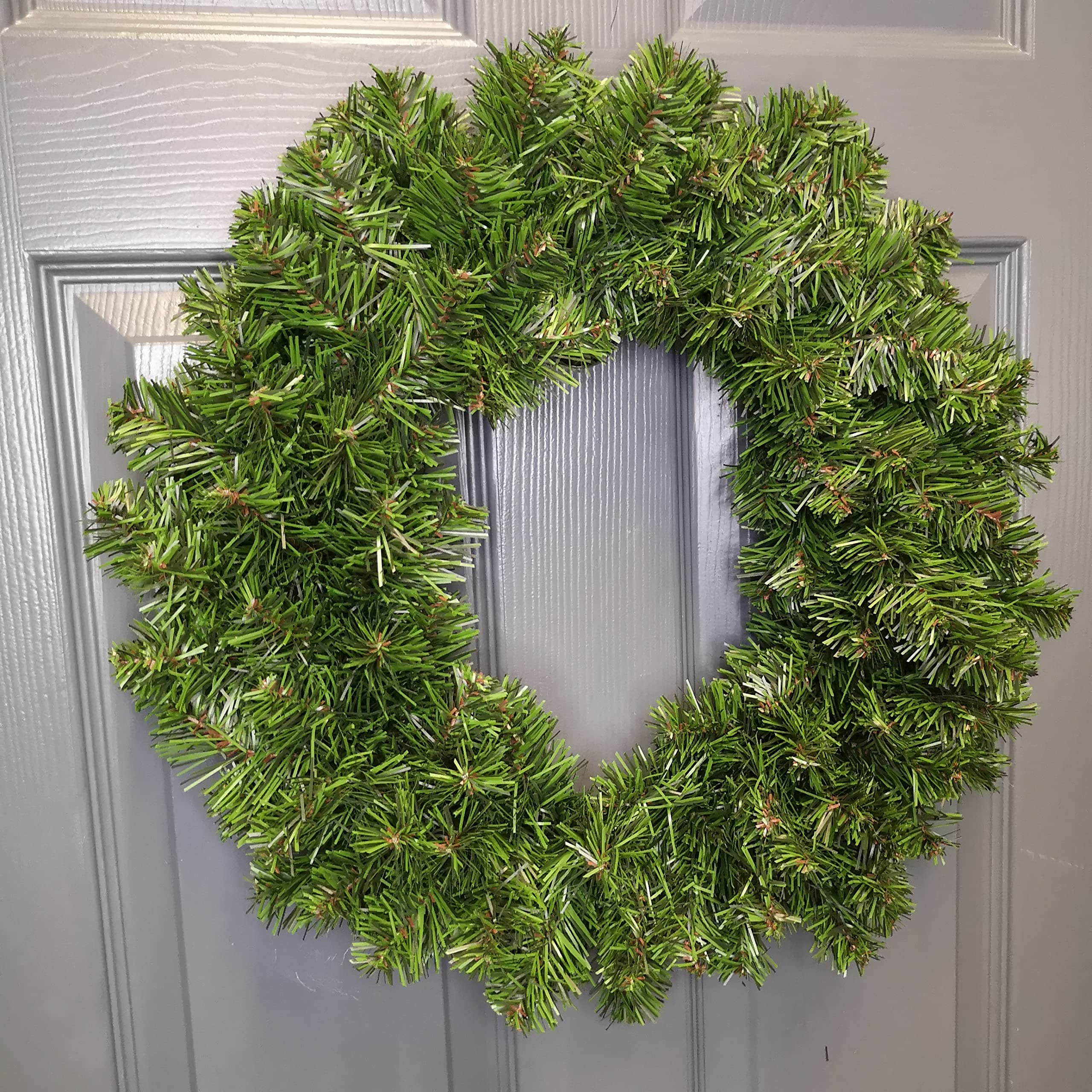 Samuel Alexander Green 50Cm (18") Colorado Christmas Door Wreath In Plain