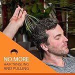 Scalp Massager Tool (2-Pack) for a Rejuvenating Head Hair Scratcher Massage by LiBa. No Painful Scratches, Tangling, or Hair Pulling Wires w/Gentle Rubber Beads.