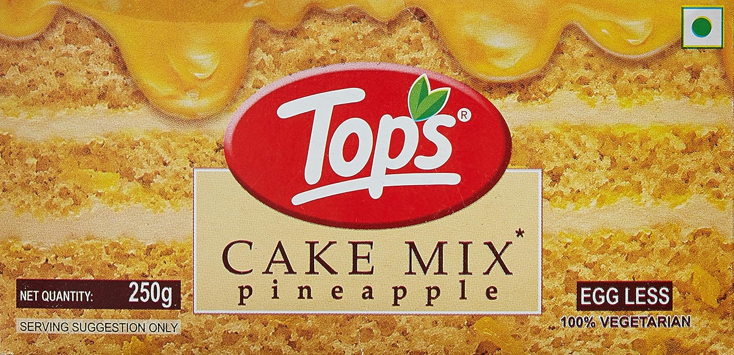 Tops Cake Mix Pineapple, 250g Amazon.in Grocery & Gourmet Foods