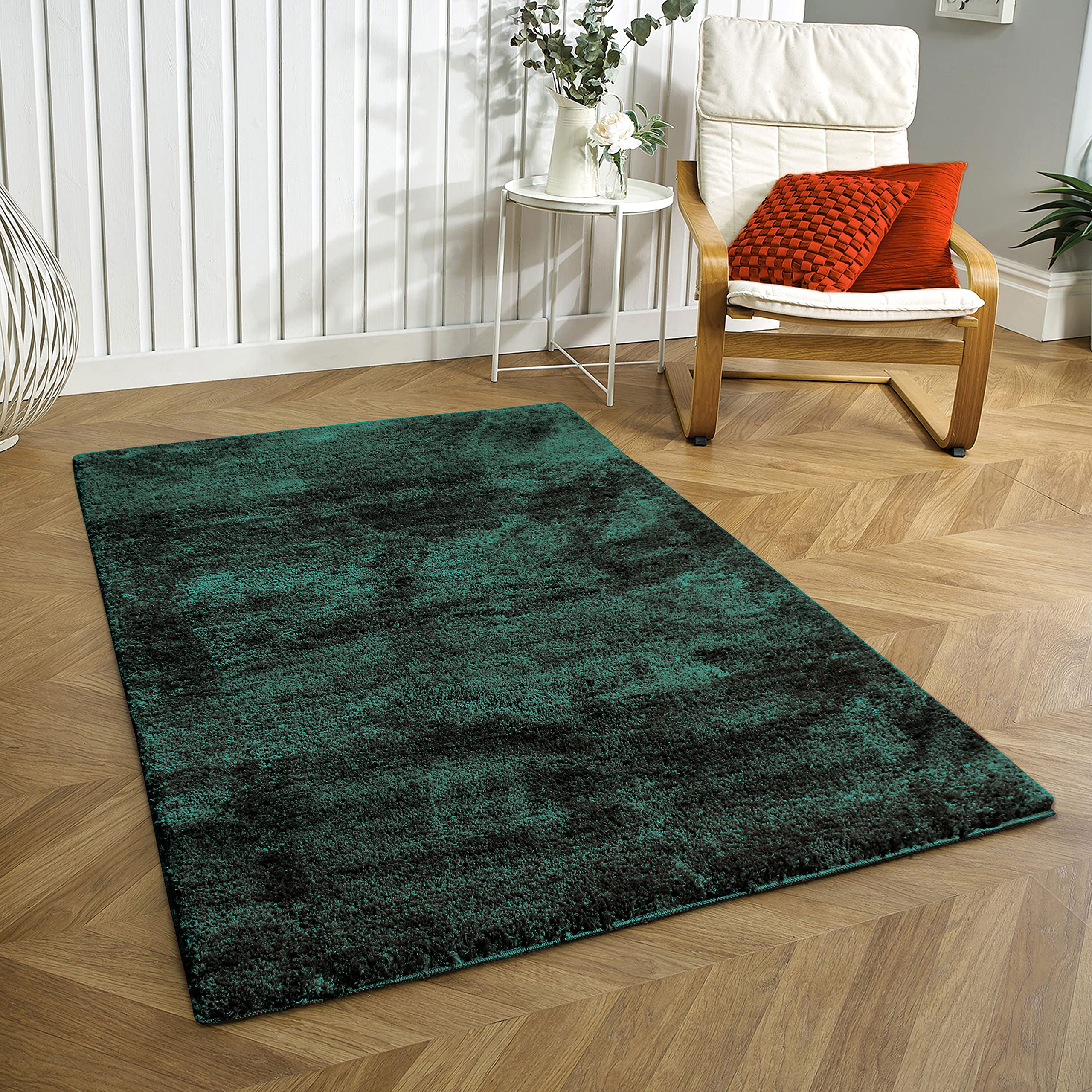 Luxe Home Microfiber Shaggy Carpet - 3x5 Feet -9