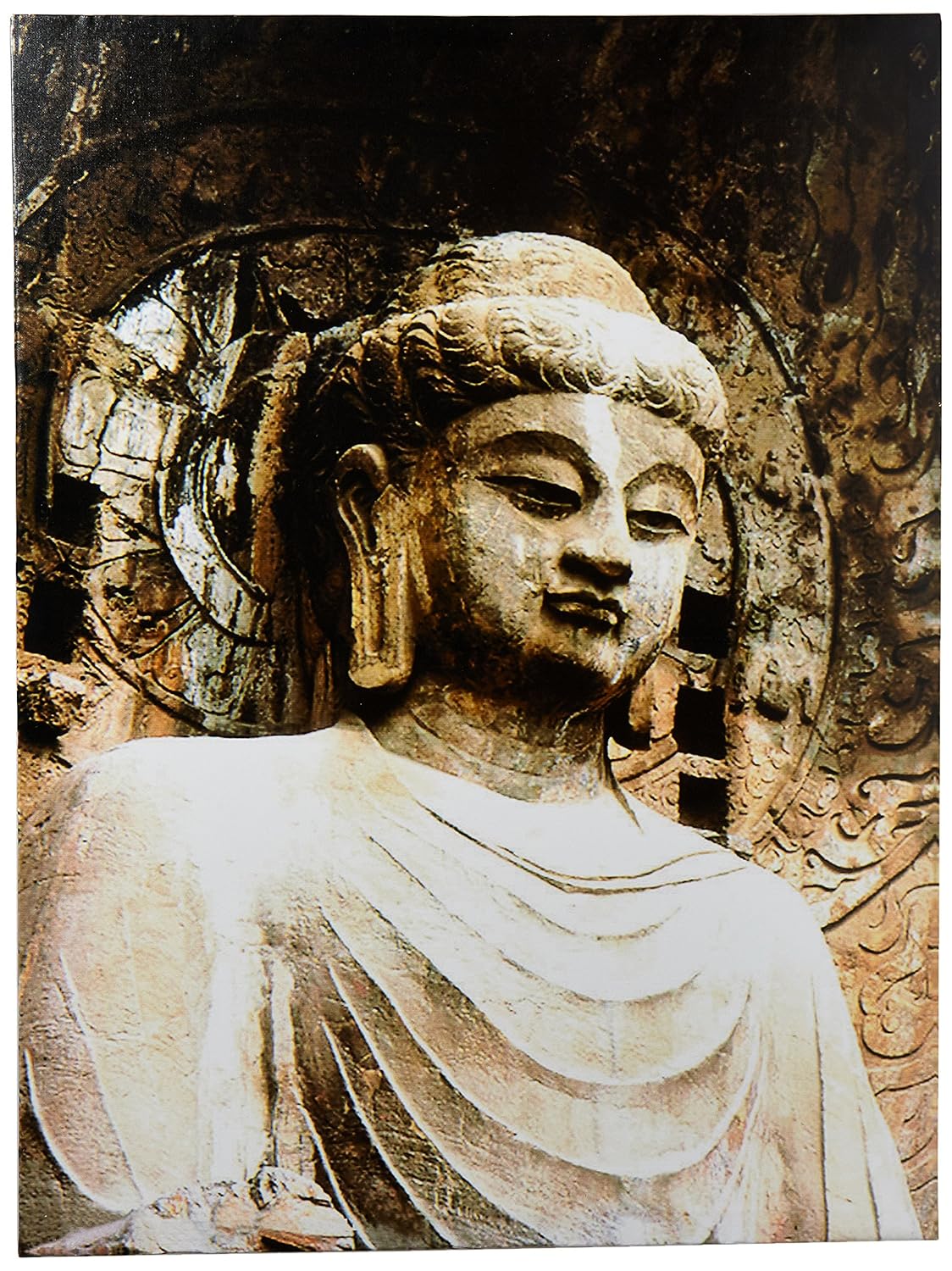 Oriental Furniture Gautama Buddha Statue Canvas Wall Art Amazon.in