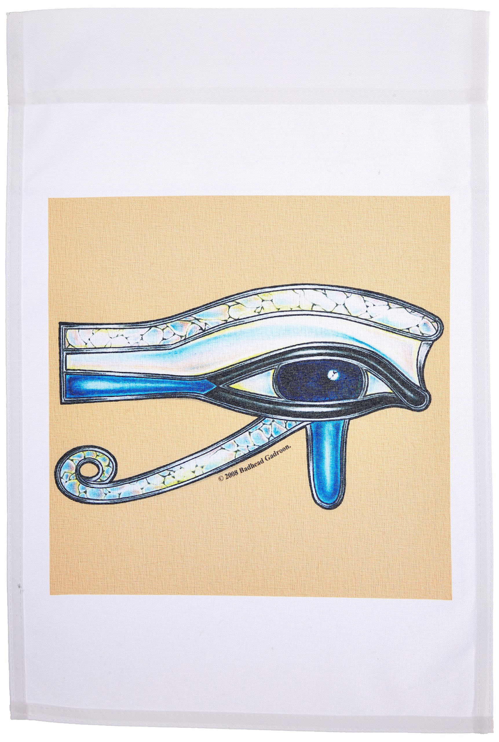 3dRose Gartenflagge 'Eye Of Ra' - Ägyptisches Design, 30,5 X 45,7 Cm, Aus Polyester