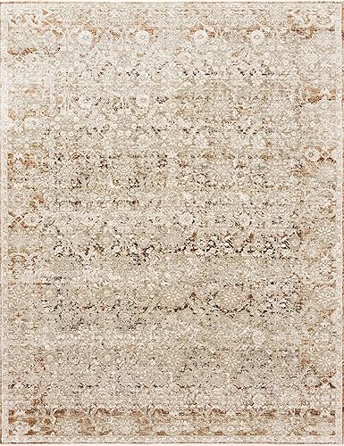 Loloi II Theia THE-07 - Alfombra de pasillo tradicional de mezclilla de 2'-8" x 4'