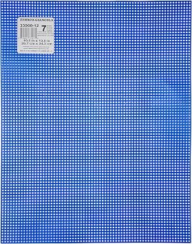 Darice 7 Mesh Dark Blue Plastic Canvas Create a Variety of Fun Plastic Canvas Crafts Including Bookmarks, Picture Frames, Pins and More 1 Sheet, 7 Holes Per Inch, 10.5x13.5 Per Sheet
