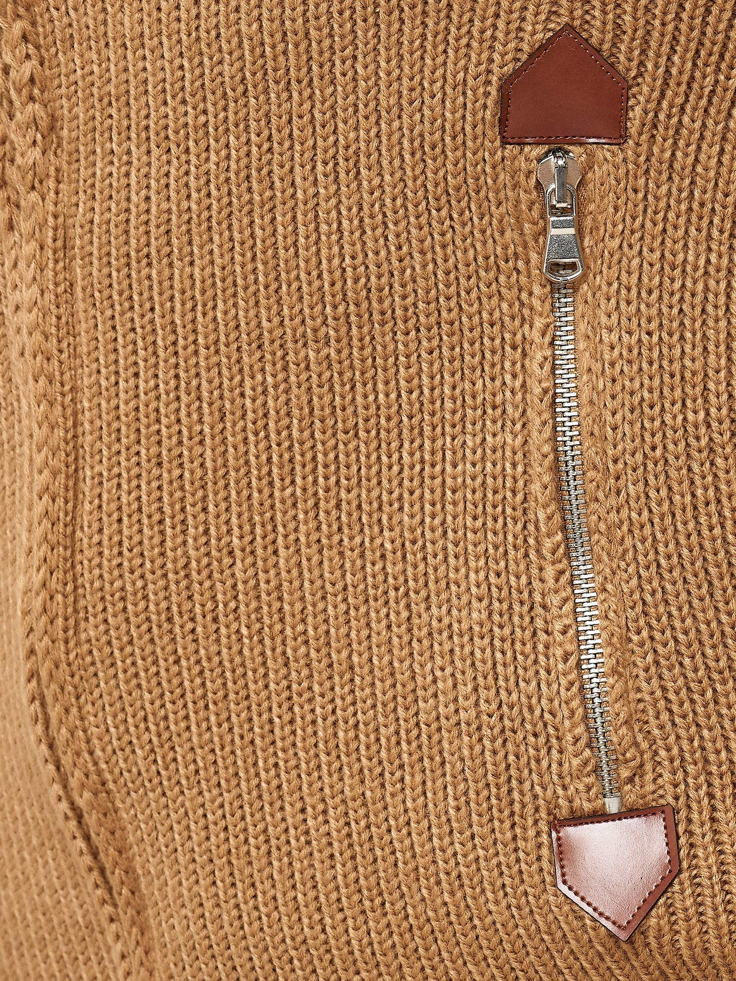Redbridge Herren Strickjacke Cardigan mit Stehkragen Basic Luxury