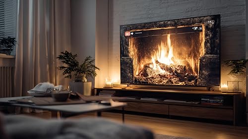 Miniatura 3 de Festive Holiday Fireplace Retreat Cozy Christmas Room Ambience With Warm Glowing Fire, Soft Crackling Sounds Hd 4k Holiday Relaxation Screensaver
