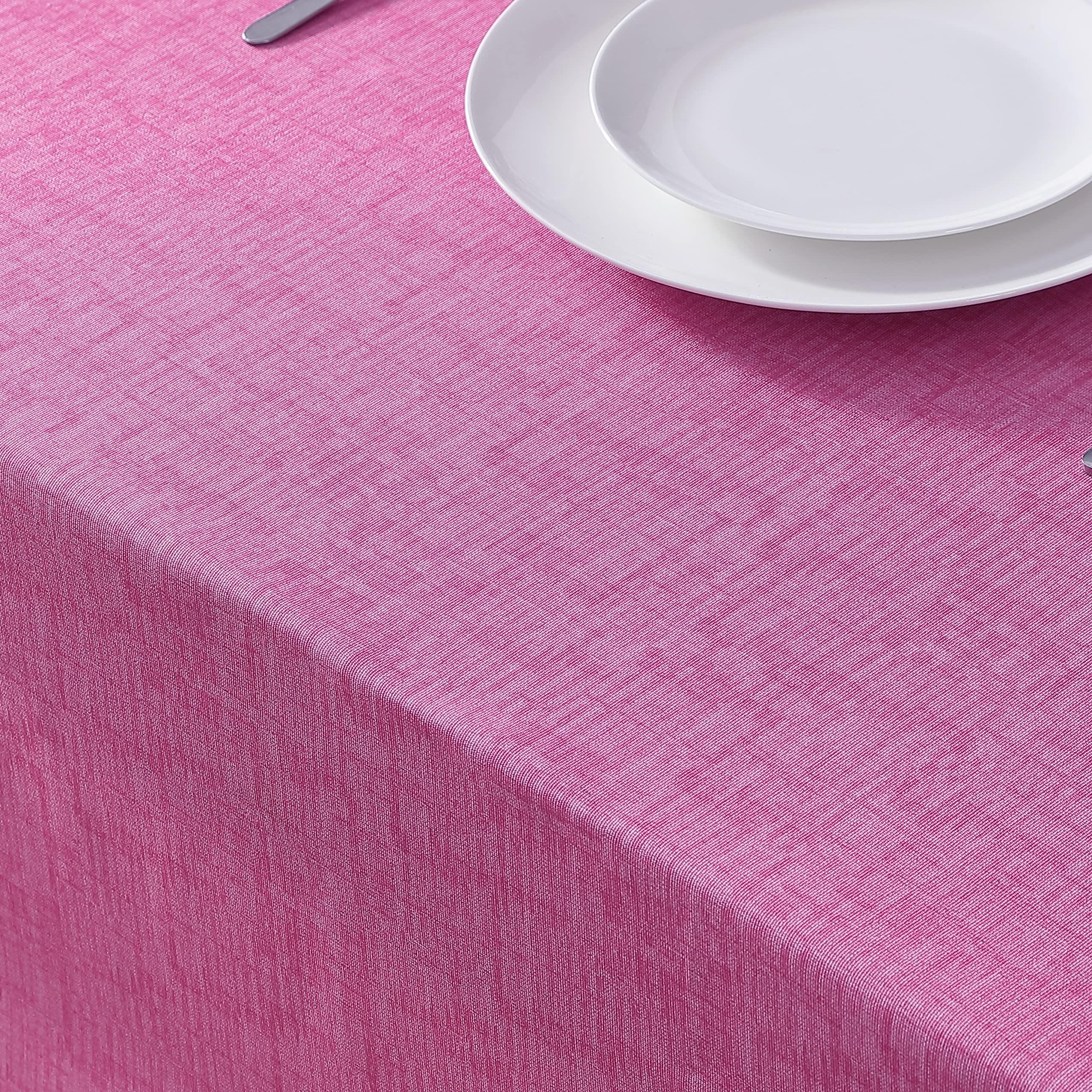 Laura Ashley Decorative Tablecloth, Wrinkle and Stain Resistant, Spillproof Water Repellent - Image 2