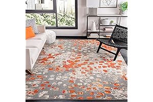 Stunning 8x10 Burnt Orange Area Rugs | SAFAVIEH Madison Collection