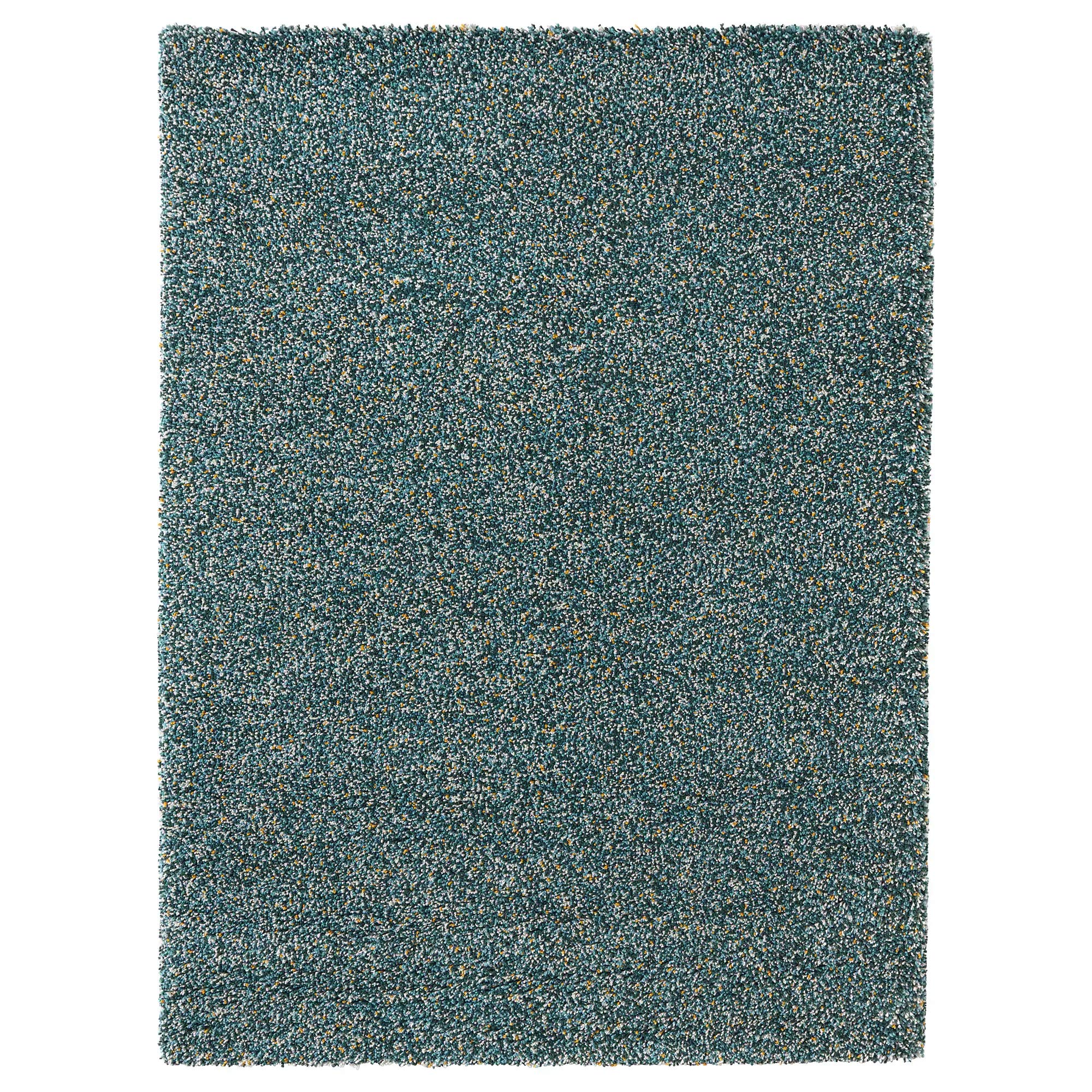 Tapis à poils longs bleu-vert de 30 mm d'épaisseur pour une déco premium