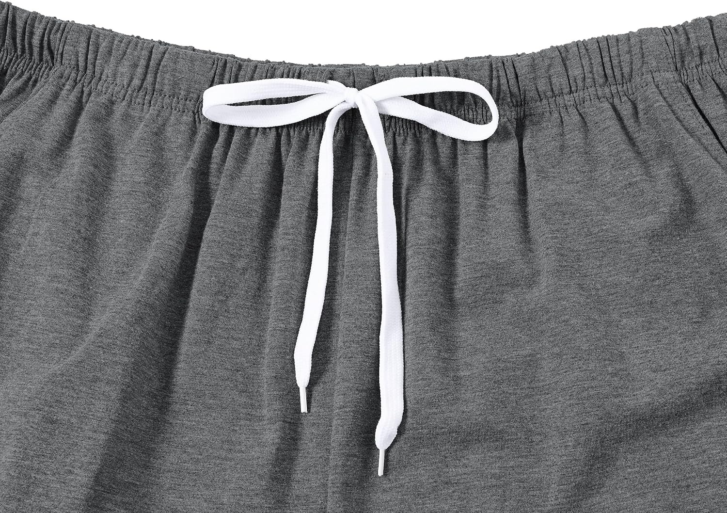 MoFiz Mens Cotton Pajamas Set Sleepwear Shorts Soft Summer Button Down Pjs Set 2 Piece Loungewear with Pockets S-3Xl - Image 6