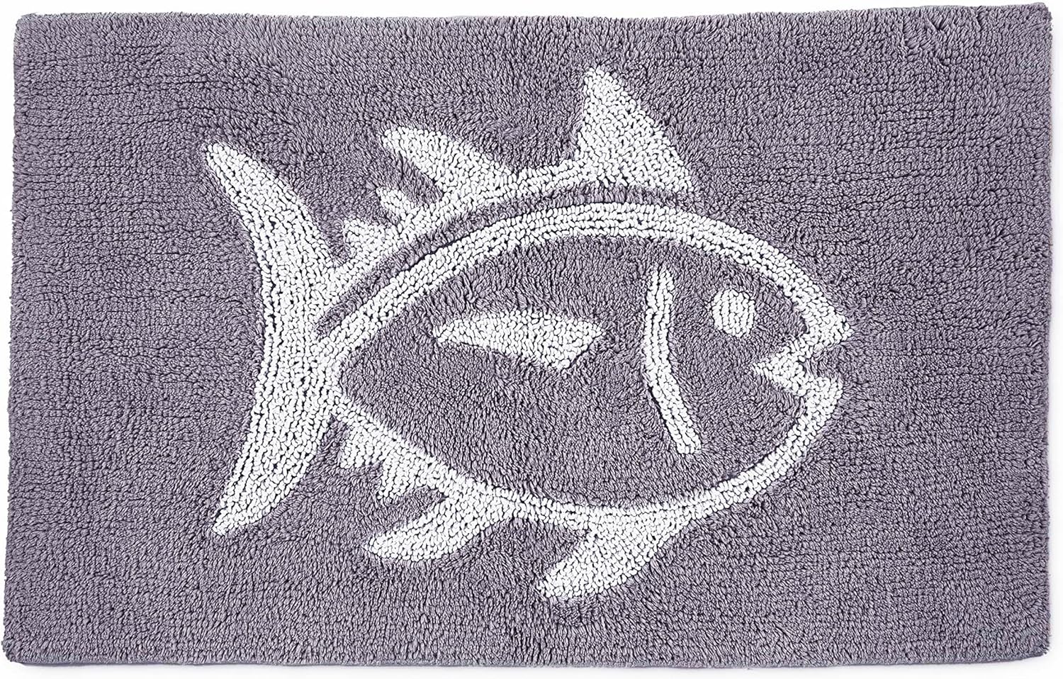 Southern Tide Reversible Bath Rug – 100% Cotton, Soft & Absorbent – Double-Sided Design with Signature Skipjack – Machine Washable Coastal Accent Rug – 20" x 32" – Aqua