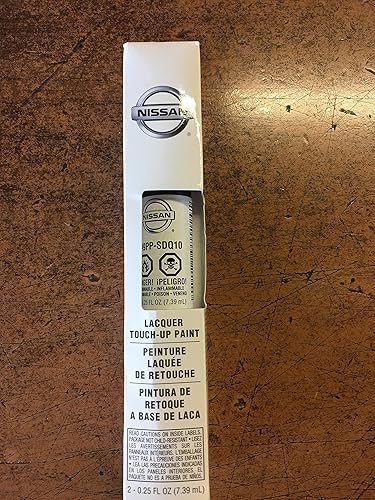 Nissan Nueva pintura de retoque OEM + capa transparente color perla blanco código Q10