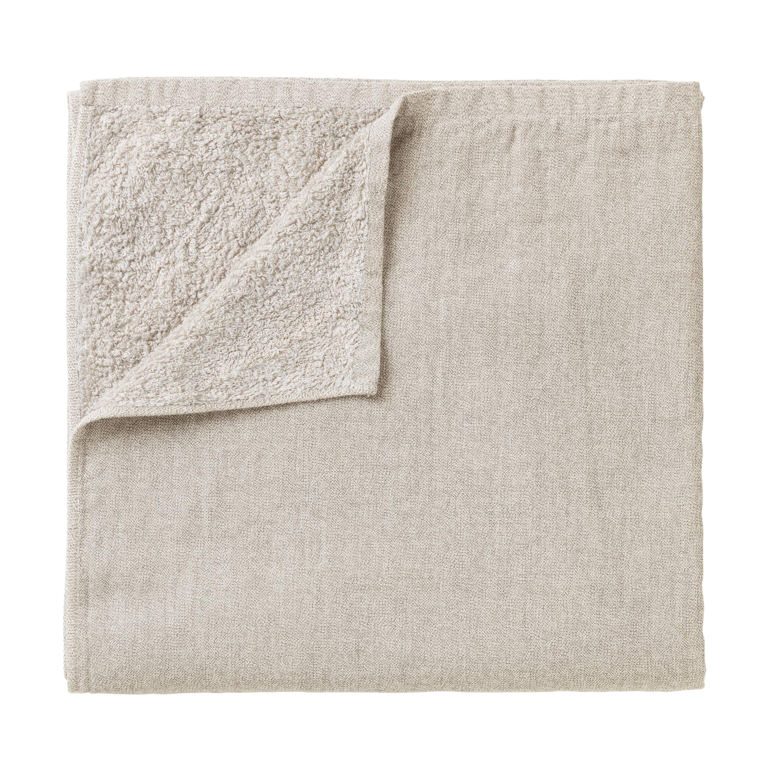 Serviette de bain blomus KISHO coton absorbant couleur gris satellite pour le confort quotidien