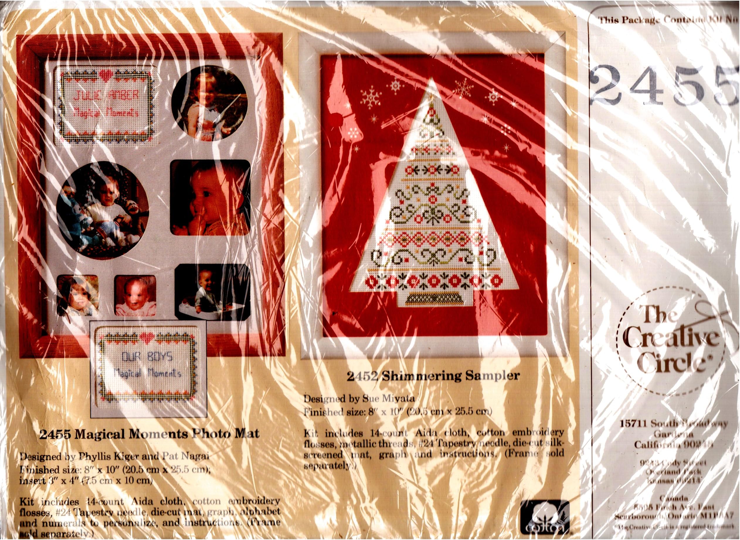 The Creative Circle"Magical Moments Photo Mat" (#2455) Cross Stitch Kit