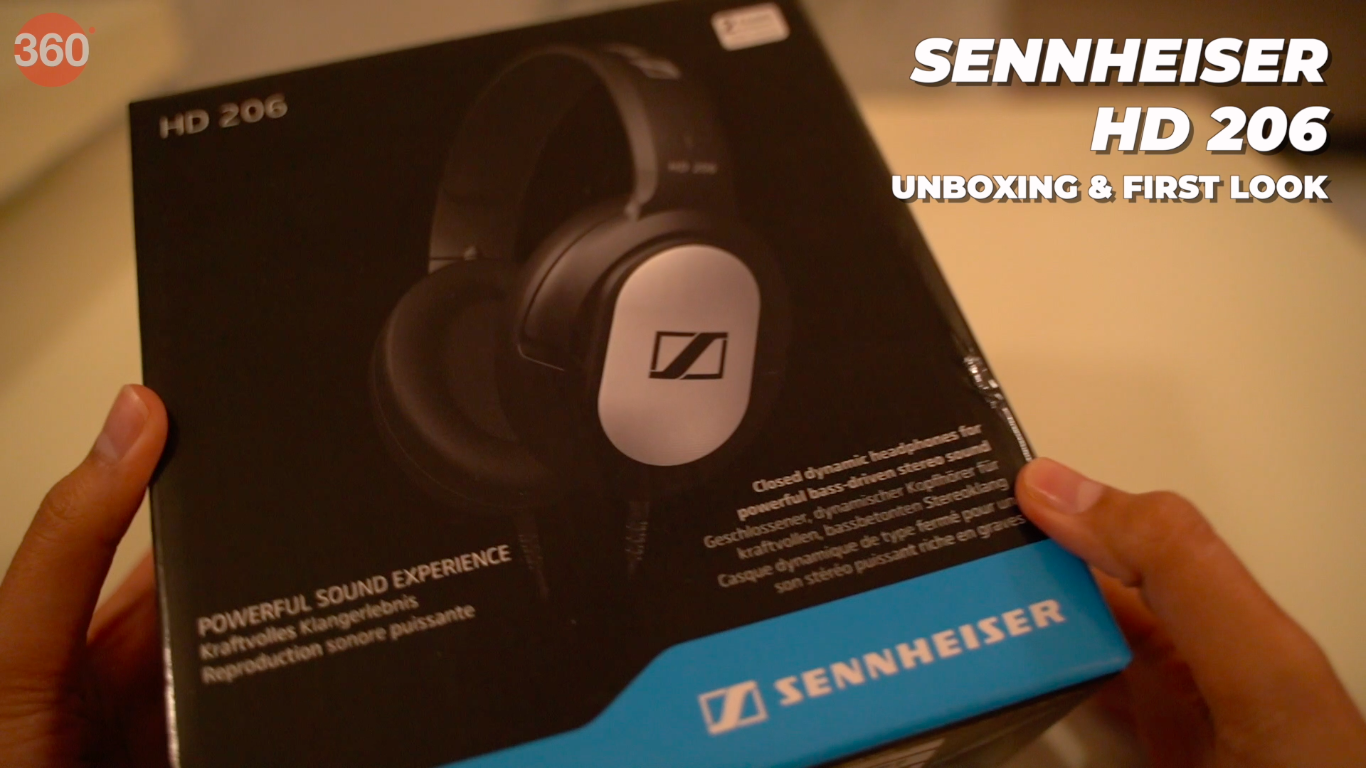 Sennheiser HD 206 507364 Wired Over Ear Headphones Without Mic