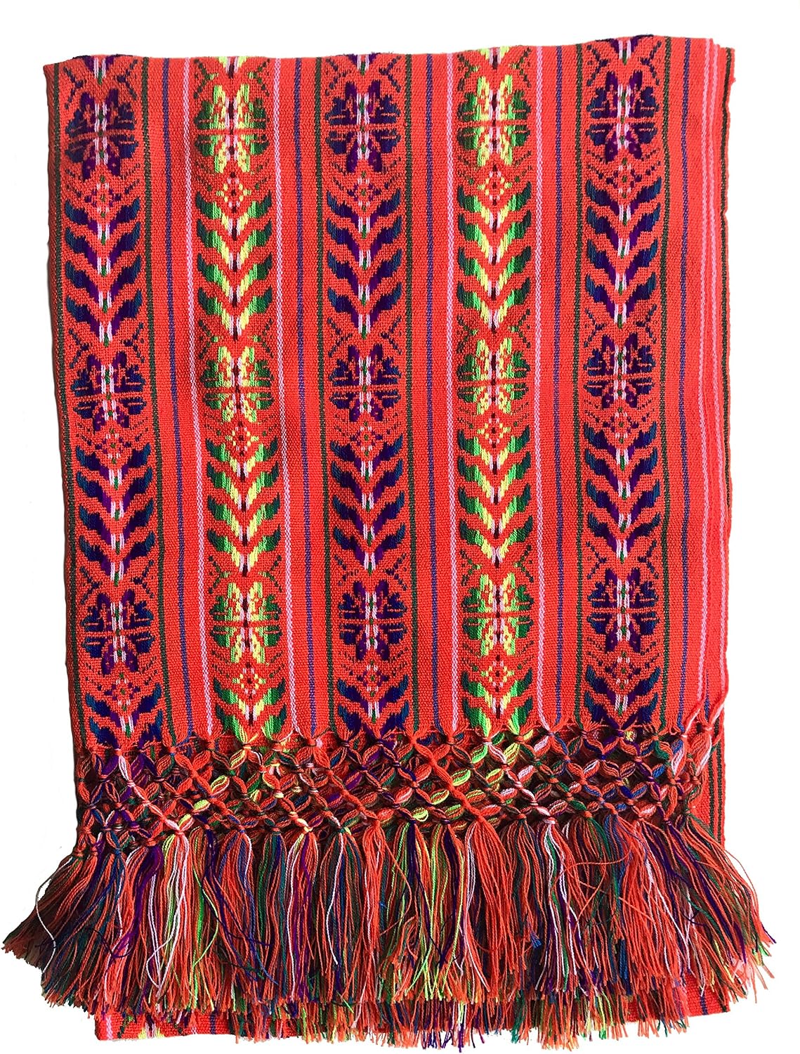 Mexican Handmade Colorful Rebozo Shawl