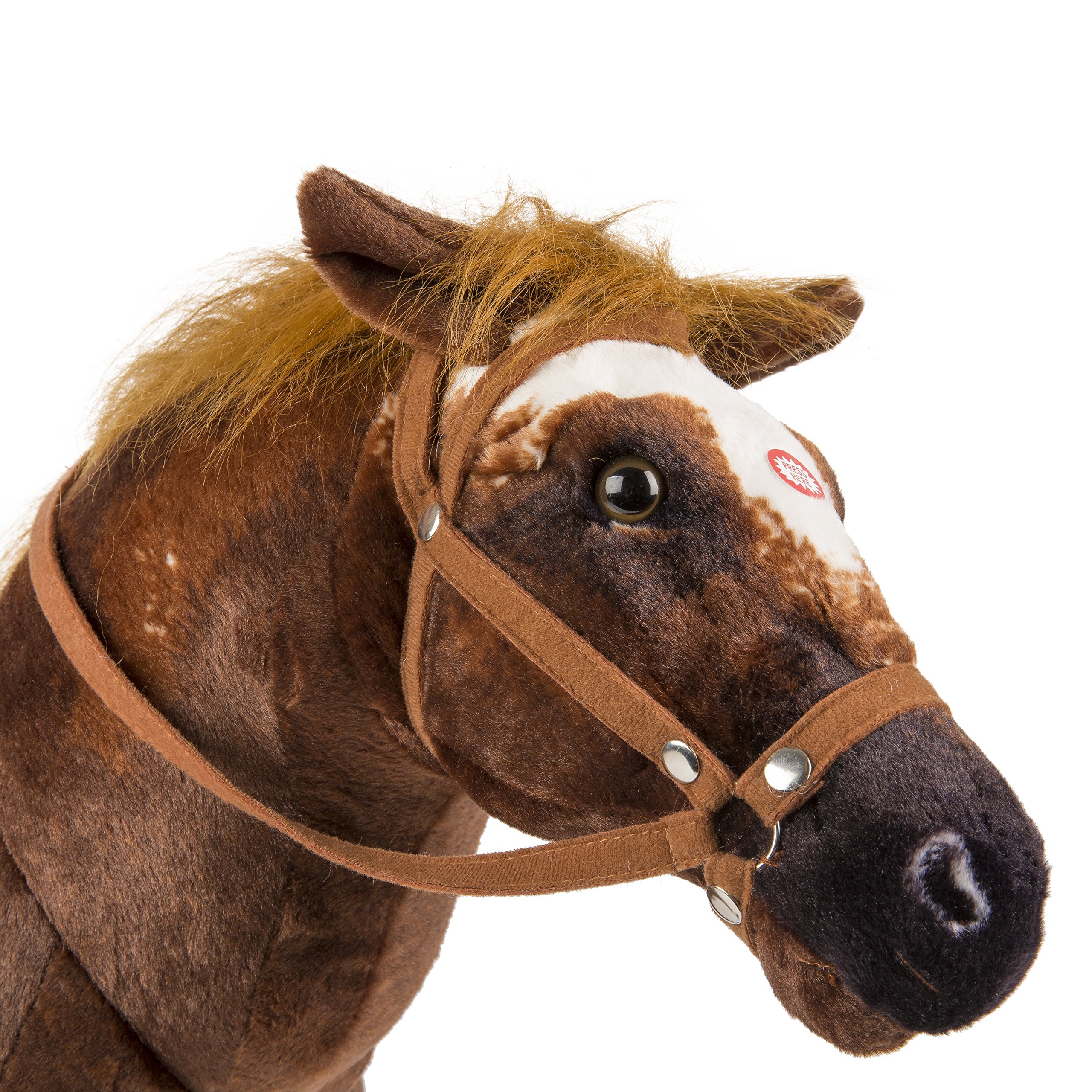 Amazon.com: Rockin' Rider Domino Stable Horse, Brown : Toys & Games