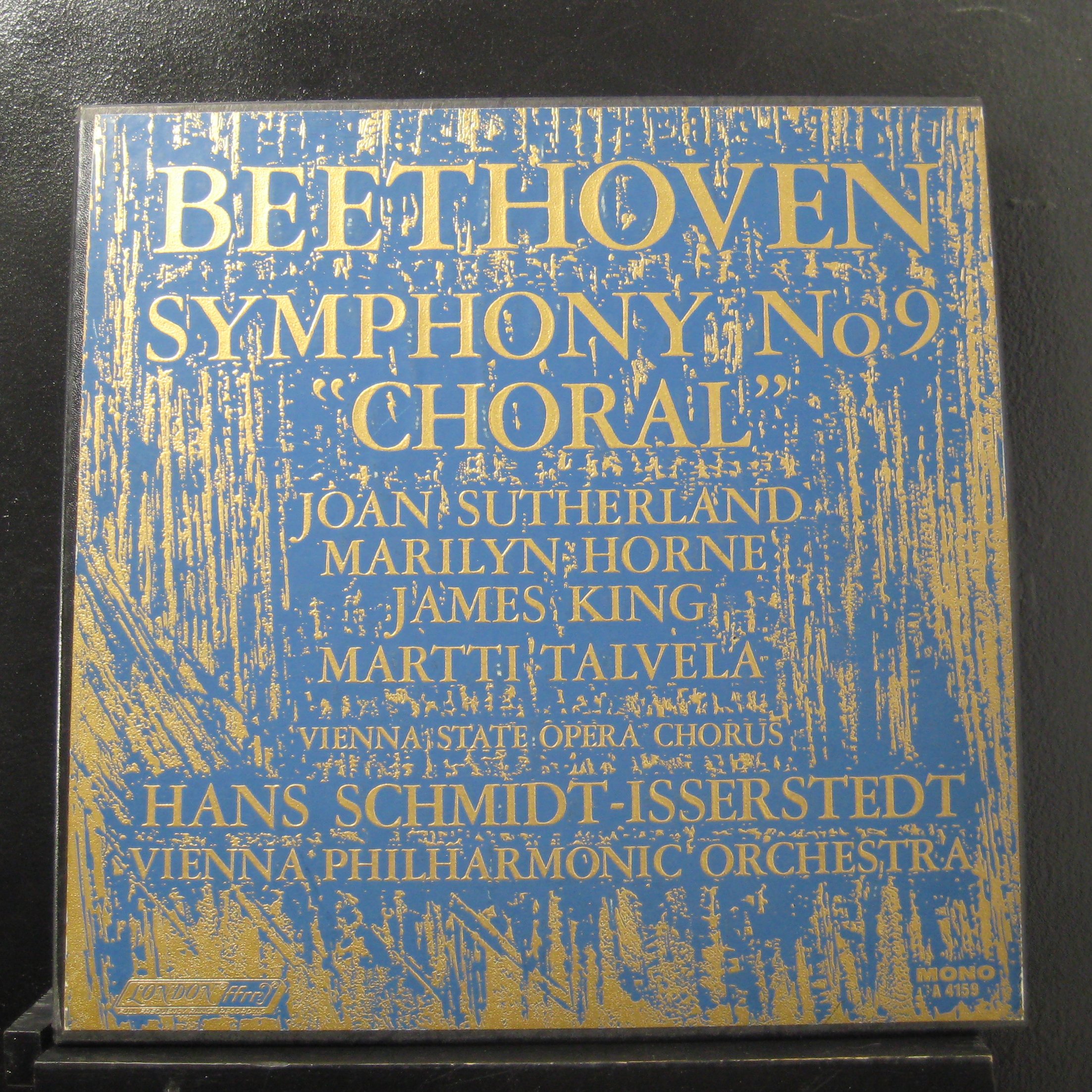 Hans Schmidt-Isserstedt, Vienna Philharmonic Orchestra - Beethoven Symphony No. 9 Choral - Lp Vinyl Record