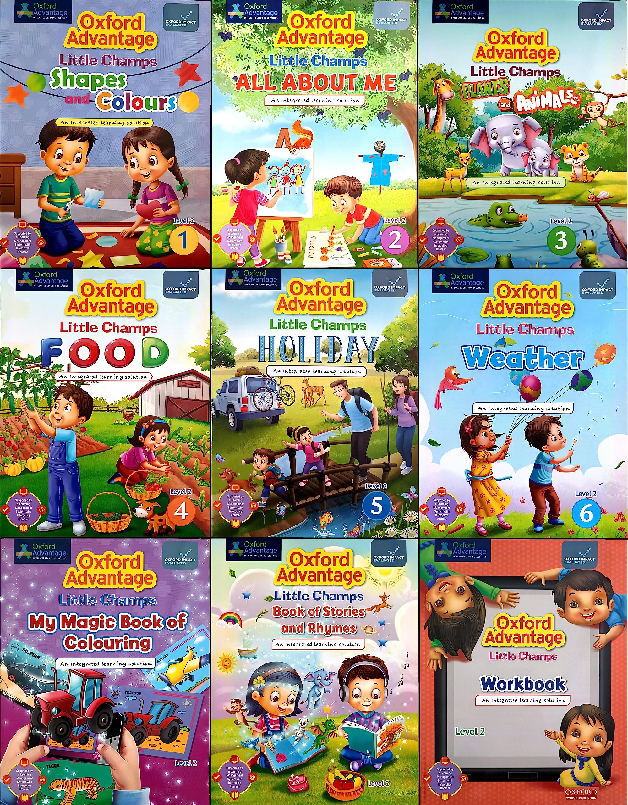 Oxford Advantage Little Champs - Level 2 Kit ( Set of 9 Books ) Product Bundle – 1 January 2022