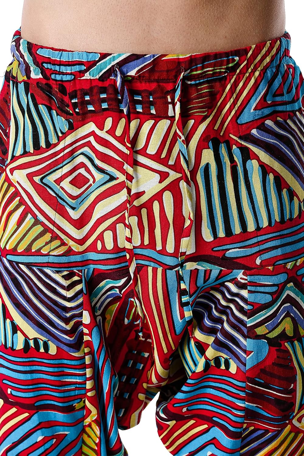 Men Women Cotton Baggy Hippie Yoga Harem Pants Funky Printed Plus Size Trousers
