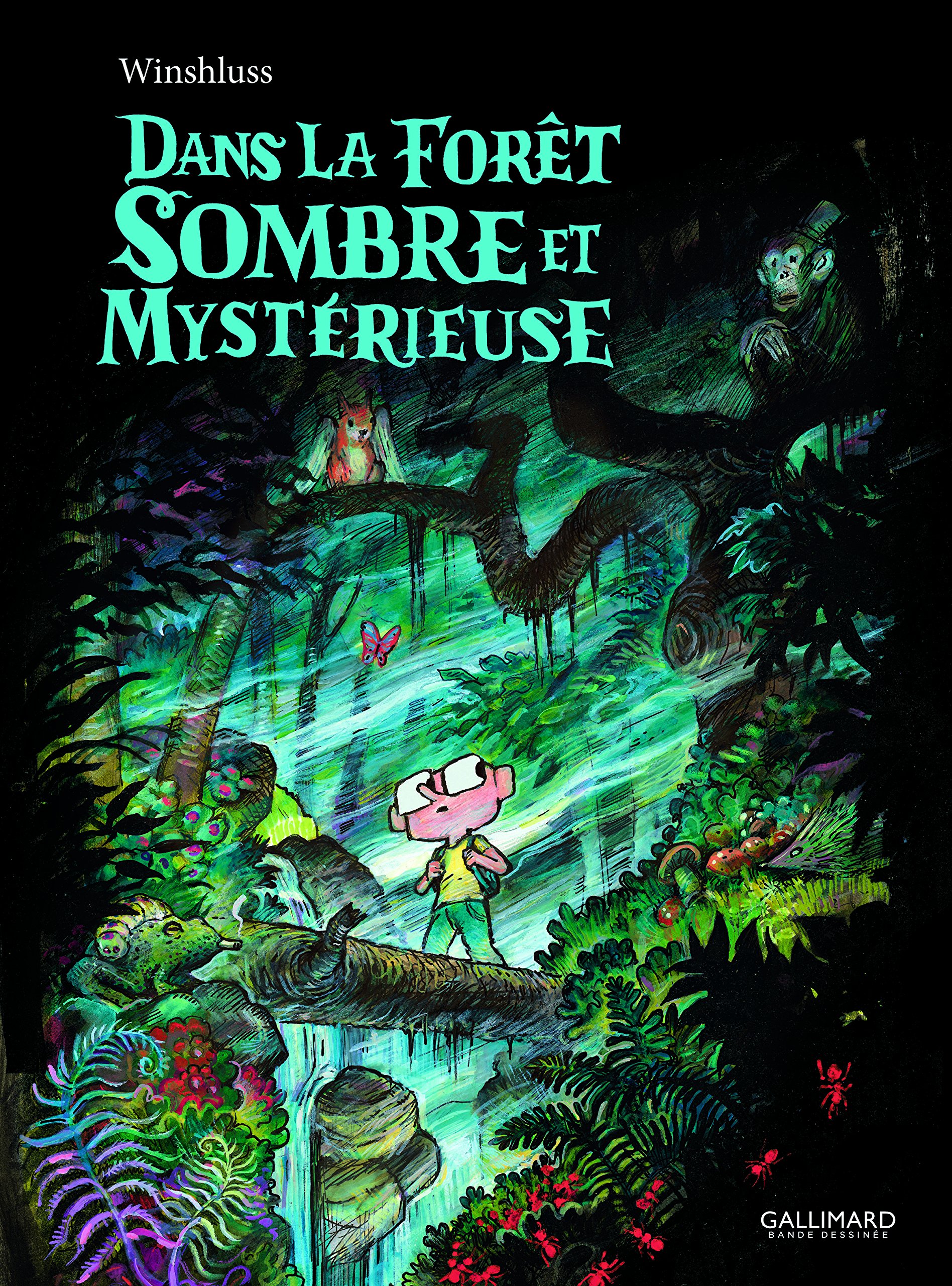 Dans la foret sombre et mysterieuse