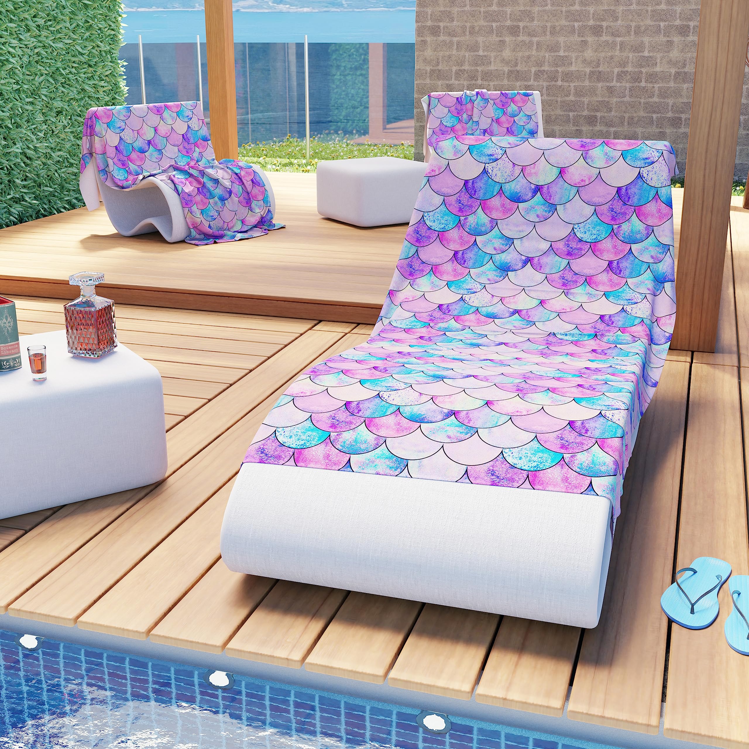 PETTI Artigiani Italiani, Microfibre Beach Towel, Beach Towel or Pool, Towel for Beach Bed Beach Towel 90 x 180 cm - Image 2