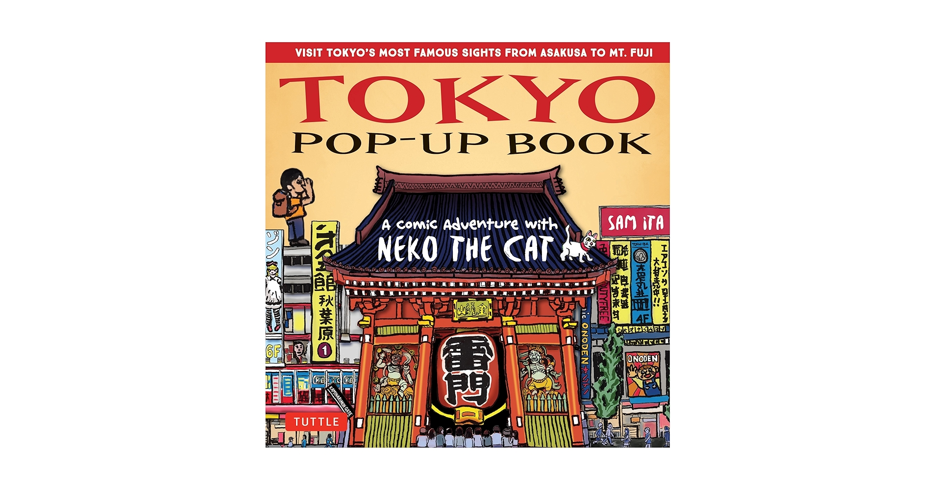 Tokyo Pop-Up Book: A Comic Adventure with Neko the Cat - A Manga