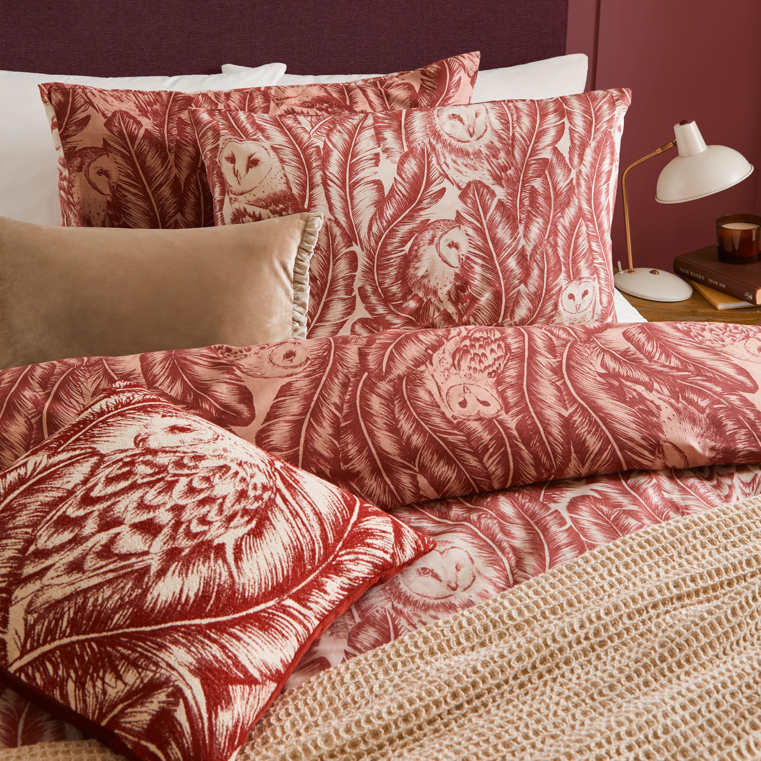 furn. Wylder Albus Heritage Duvet Cover Set, Redwood, Super King - Image 2
