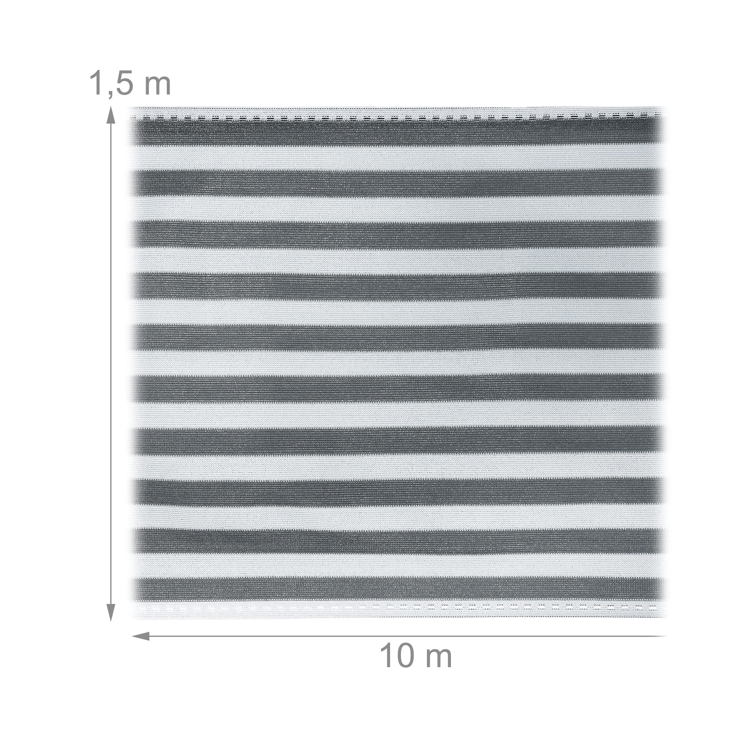 Frangivista rinforzato 1,5 x 20 m Frangivista per balcone Barriera antivento in rete HDPE Grigio