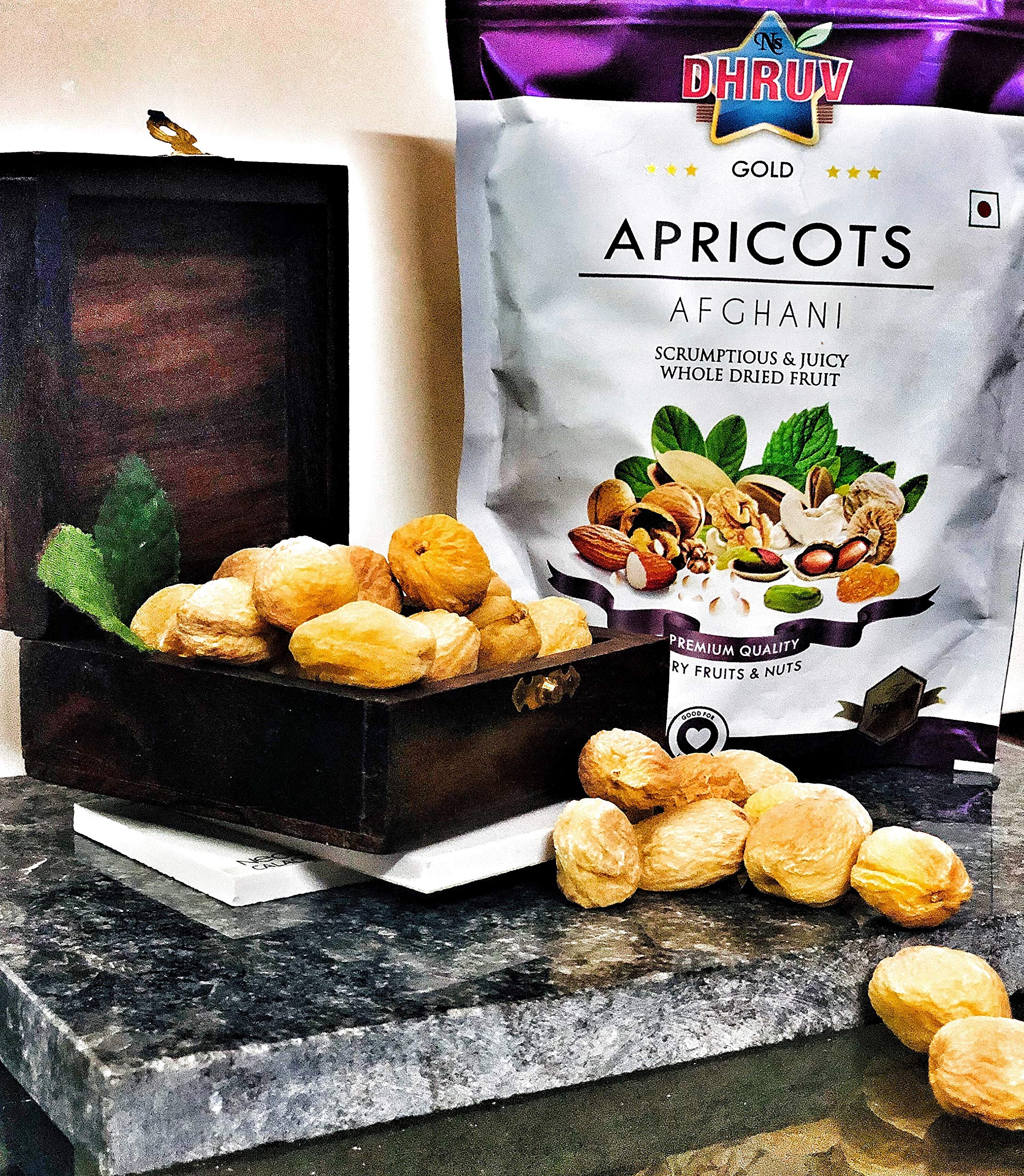 DHRUV Gold Afghani Apricots | Khumani | Khubani | Zardalu, 1.5kg (Pack of 6x250Gm) (B08DLN6SNK) Amazon Price History, Amazon Price Tracker