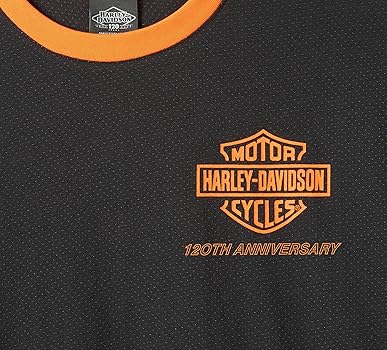 Harley-Davidson Men's 120th Anniversary Ringer Short Sleeve Tee