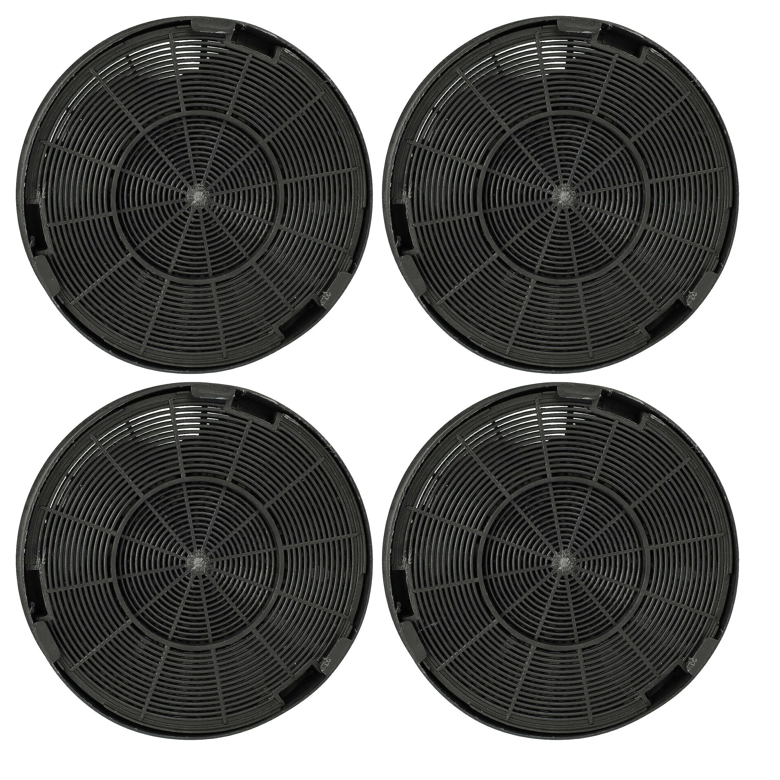 Vhbw 4 Filtri A Carboni Attivi Per Cappe Aspiranti AEG – Compatibili Con DD8390-M, DD9864-M, DD9874-M, DI9814-M, DIB3950M, Formato 22,5x21x3 Cm - 3