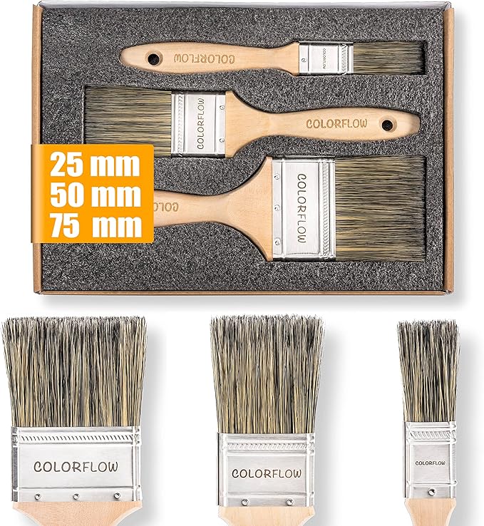 Lot De 3 Pinceaux à Pochoir En Bois Pour Peinture ... – Grandado