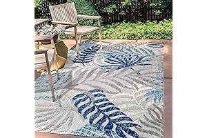 JONATHAN Y AMC100A-8 Tropics 8 x 10 Indoor Outdoor Area Rug