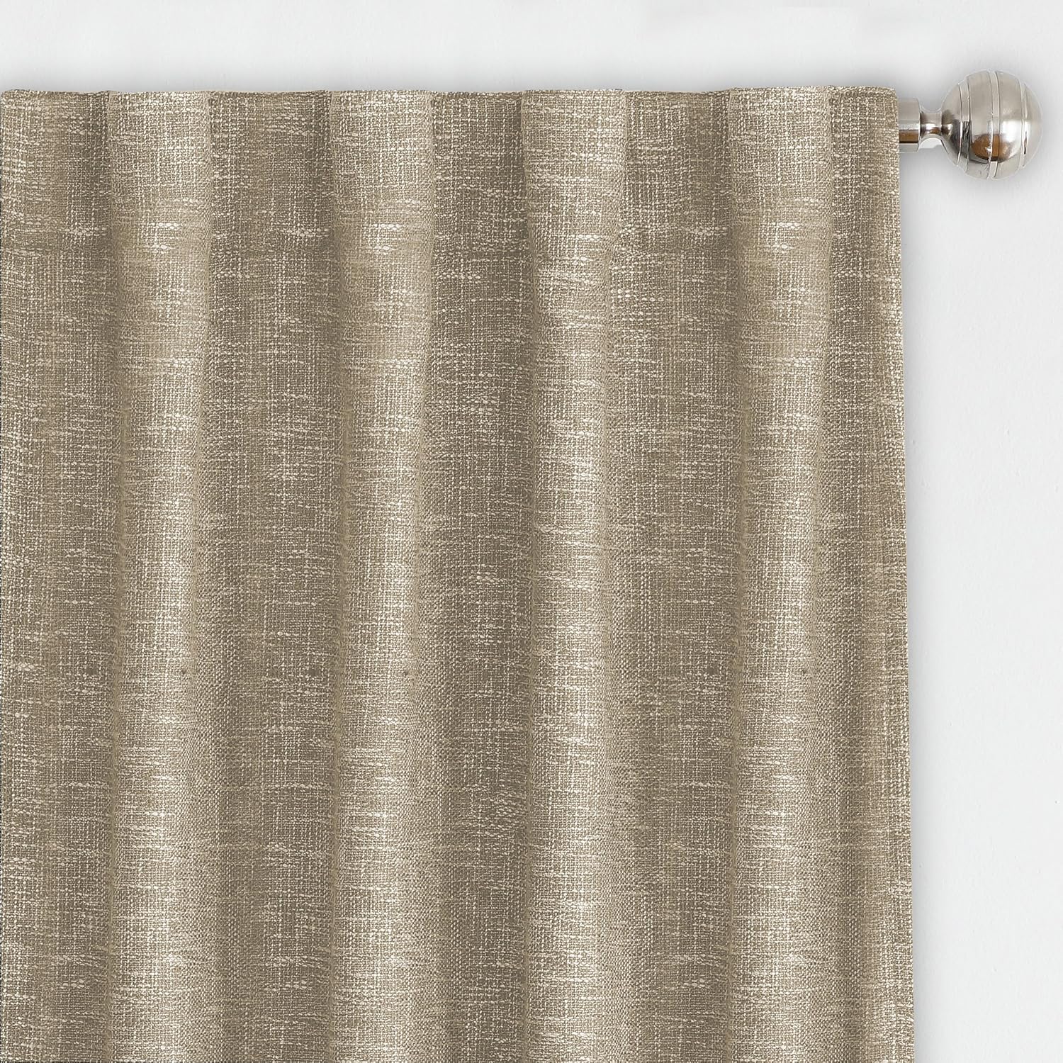 Free Shipping 🛒 Elrene Home Fashions 26865901153 3-in-1 Blackout Energy Efficient Lined Linen Rod Pocket Window Curtain Drape Panel, 52 x 95, Taupe, 52 in x 95 in (1 Hottest Sales Elrene Home Fashions 26865901153 3-in-1 Blackout Energy Efficient Lined Linen Rod Pocket Window Curtain Drape Panel, 52 x 95, Taupe, 52 in x 95 in (1