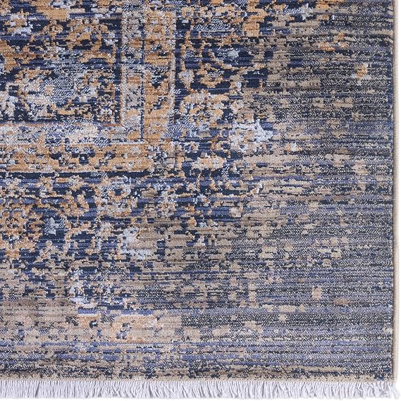 Jaipur Living Soft 8x11 Large Area Rug, Boho, Taupe/Blue
