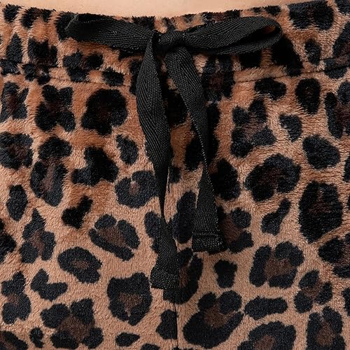 Miniatura 5 de Fruit of the Loom - Conjunto de pijama para mujer (camiseta con cuello redondo y pantalón de vellón)