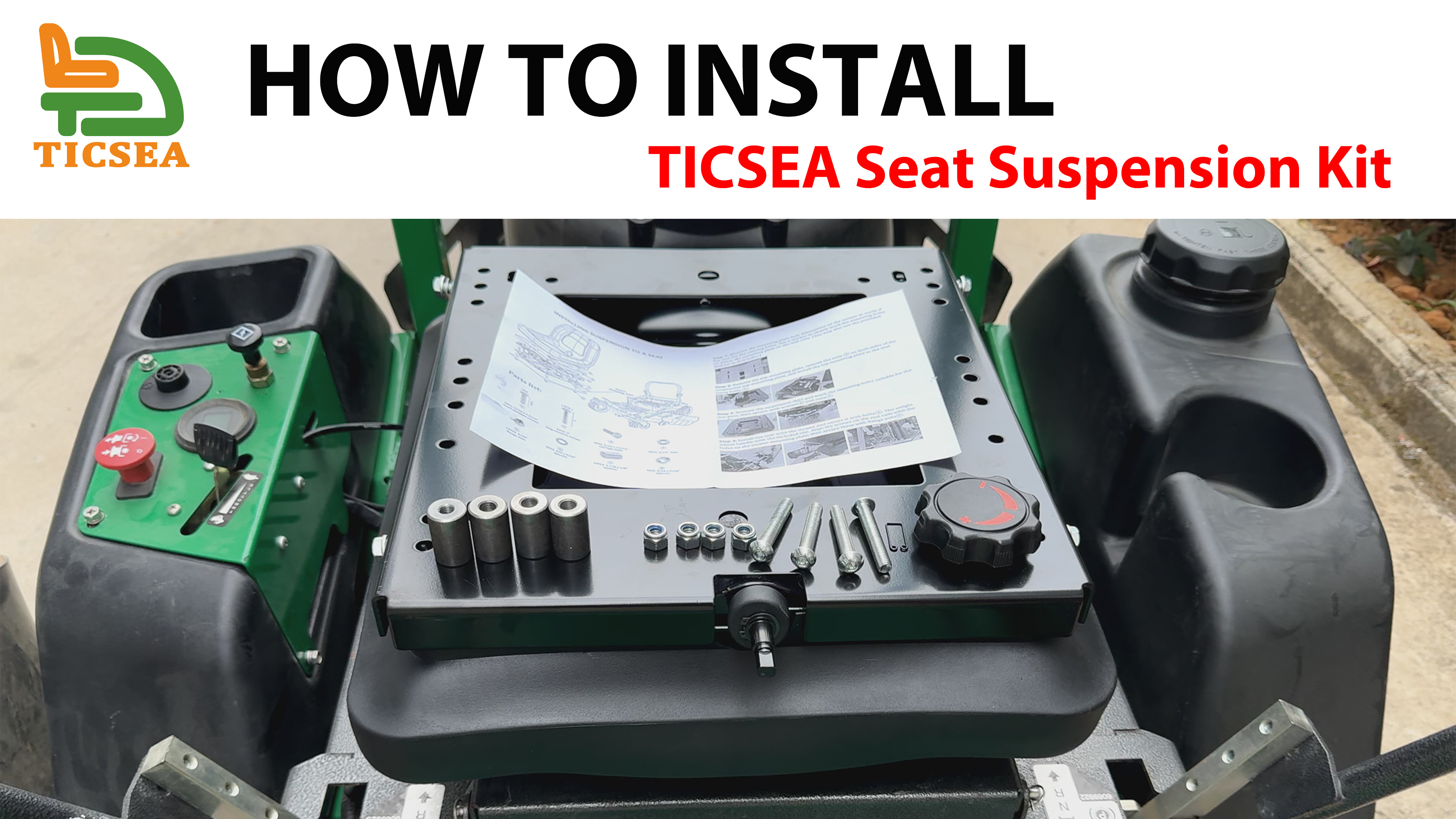 Amazon.com: TICSEA Seat Suspension Kit Without Seat Slider for